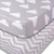 Jomolly Crib Sheets, 2 Pack Unisex Clouds and Chevron Fitted Soft Jersey Cotton Bedding