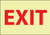 GL16R - Exit/Not an Exit Signs, NMC - Material : Glow Rigid Plastic - Each