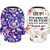 2PACK Car Seat Cover for Babies, Car seat Canopy for Boys Girls, No Touching Sign  and  Floral Infant Stroller Covers for Newborn, Multiuse Nursing Covers for Breastfeeding, Ultra-Soft Breathable