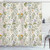 Ambesonne Floral Shower Curtain, Vintage Garden Plants with Herbs Flowers Botanical Classic Design, Cloth Fabric Bathroom Decor Set with Hooks, 70" Long, Pink Blue