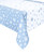 Snowflakes Holiday Plastic Tablecloth, 84" x 54"