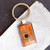 Orange circuit board keychain, gift for computer geek