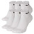 Nike Everyday Cushion Low Training Socks, Unisex Nike Socks, White/Black (6 Pair), L