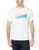 adidas Men's Adi Box Split Tee, White/Blue, Small
