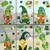 St Patricks Day Window Clings for St Patrick's Day Windows Stickers Shamrock Footprint Gnome Saint Patricks Day Decal Stickers Decorations