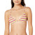 Volcom Junior's Stripe While Haute Triangle Bikini Top, Multi, Medium