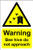 Warning Stickers Honey Bee Hive Do Not Approach Beekeeping Warning Signs Plastic,Safety Sign Stickers,Private Property Warning Sign Lables,Notice Sign,300mm X 200mm