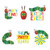 Fun Express - Very Hungry Caterpillar Wall Cutouts for Birthday - Party Decor - Wall Decor - Cutouts - Birthday - 5 Pieces