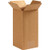 BOX USA 25 Pack of Tall Corrugated Cardboard Boxes, 4" L x 4" W x 8" H, Kraft, Shipping, Packing and Moving