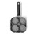 LotCow Egg Frying Pan, Pancake Omelette Pan, 4-Cups Non-Stick Cookware Aluminium Fried Egg Cooker Pan