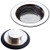 2PCS Kitchen Sink Drain Strainer, Garbage Disposal Stopper, Professional Stainless Steel Filter, Kitchen Sink Strainer Basket Catcher, Anty Clogging Mesh Plug Cover for Most Drain Standard 3-1/2 Inch
