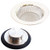 2PCS Kitchen Sink Drain Strainer, Garbage Disposal Stopper, Professional Stainless Steel Filter, Kitchen Sink Strainer Basket Catcher, Anty Clogging Mesh Plug Cover for Most Drain Standard 3-1/2 Inch