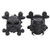 MILAEM Archery Bow Limbs Stabilizer Bow Vibration Damper Compound Bow Split Limb Silencer Vibration Damper (Black)