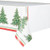 Classic Christmas Tree Plastic Tablecloth, 84" x 54"