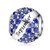 September Birthstone Charms for Pandora Charms Bracelet 925 Sterling Silver Bead Openwork Charms, Happy Birthday Charms for Bracelet and Necklace with Gift Box