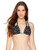 Volcom Junior's ON The DOT Triangle Bikini TOP, Black, XS