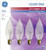 GE 25-Watt Incandescent CA10 Bent Tip Candelabra Base Double Life Light Bulb (4-Pack)
