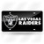Rico Industries NFL Las Vegas Raiders Laser Inlaid Metal License Plate Tag, Black, 6 x 12-inches