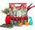 9-Piece Garden Tools Set with Gloves and Colorful Tote - Gardening Hand Tools Kit with Storage Bag