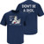 New York Baseball Fans. Don't Be A Dck (Anti-Red Sox). Navy T-Shirt (Sm-5X) (Short Sleeve, 2XL)