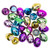 The Dreidel Company PreFilled Easter Eggs Colorful Bright Plastic Easter Eggs, Perfect for Easter Egg Hunt, Surprise Egg, Easter Hunt, 2" Assorted Toys (10-Pack)