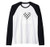 I Love Chess Chessboard Heart Checkered Board Game Fans Raglan Baseball Tee