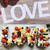 RAYNAG 12-Inch LOVE Alphabet Cake Stencils Flat Plastic Cake Baking Cutting Templates Mold Letters Outlines Mould, DIY Cake Topper Decorations, Food Decorating Stencils