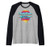 Park Slope, Brooklyn Typographic Dripping Paint Design Raglan Baseball Tee