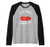 Flat Mars Society Conspiracy Theory Funny Space Science Joke Raglan Baseball Tee