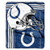 Officially Licensed NFL Indianapolis Colts "Touchback" Plush Raschel Throw Blanket, 50" x 60", Multi Color