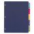 Poly Index Dividers, Letter, Multicolor, 5-Tabs/Set, 4 Sets/Pack, Sold as 2 Package
