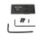 Ade Advanced Optics Mini Red Dot Sight Mounting Plate for Ruger SR22 Pistols