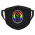 Black Power Fist Pan African Colors Flag Adult Masks Face Cover Protect Anti Dust Reusable Cover