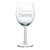 Wine Glass Goblet Funny Parent Mom Dad Because Twins (10 oz)