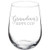 Wine Glass Goblet Grandma's Sippy Cup Grandmother Funny (17 oz Stemless)