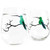 Hummingbird Glassware - Set of 2 Stemless Wine Glasses