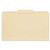 File Folders, 1/3 Cut Second Position, One-Ply Top Tab, Legal, Manila, 100/Box