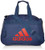 adidas Unisex Diablo Small Duffel Bag, Tech Indigo Blue/Jersey Onix/Scarlet, ONE SIZE