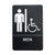 Men's Handicap Restroom Signs, ADA-Compliant Bathroom Door Signs for Offices, Businesses, and Restaurants | Made in US