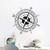 Nautical Compass Wall Decal Compass Rose Vinyl Sticker Ocean Sea Navigation Ship Home Interior Design Art Murals Bedroom Decor NS886