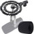 Shure MV7 Shock Mount with Pop Filter, Alloy Shockmount with Foam Windscreen Matching Mic Boom Arm Stand Compatible with Shure MV7 Mic by YOUSHARES