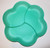 Tupperware Chip N Dip Set with Dip Bowls 1.5 Gallon Laguna Green