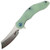 Eafengrow EF919 Folding Knife with Clip D2 Steel Blade EDC Outdoor Knives G10 Handle Tactical Pocket Knife Reliable Locking Flipper Knife for Camping Survival Work Hiking (Jade)