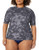 Kanu Surf Women's Plus-Size UPF 50Plus Active Rashguard  and  Workout Top, Black/Grey, 2X