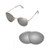 Walleva Replacement Lenses for Ray-Ban Round Metal RB3447 50mm - Multiple Options (Titanium Mirror Coated - Polarized)