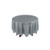 Fun Express - Silver Round Tablecover (82") - Party Supplies - Table Covers - Solid Table Cover - 1 Piece