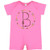 inktastic B Monogram Letter Tribal Infant Romper 18 Months Raspberry 39625