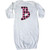 inktastic Pink Buffalo Plaid Initial B Newborn Layette White 3c8b7