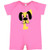 inktastic Cute F Monogram Doggie Infant Romper Newborn Raspberry 3c8d5