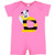 inktastic Cute Bee Initial D Infant Romper 18 Months Raspberry 3cae6